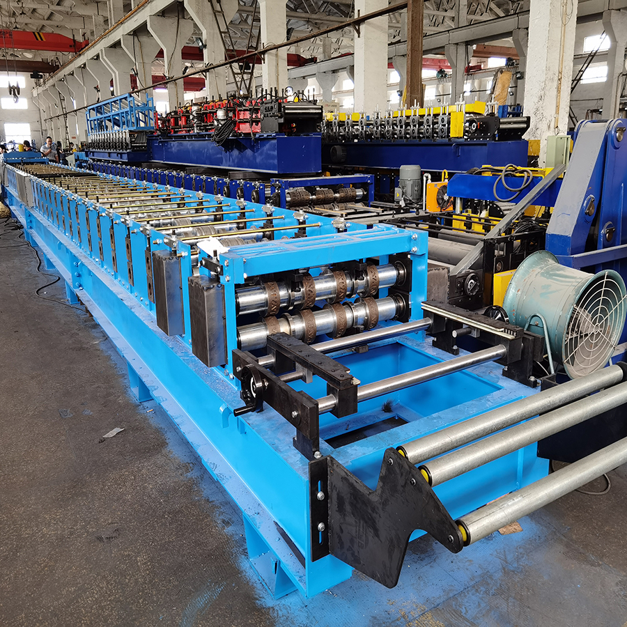 3Ph Floor Metal Deck Forming Machine Glazed Roll