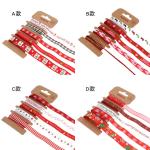 ODM Polyester Ribbon 2mm 10mm 15mm Christmas Gift Wrap Ribbon
