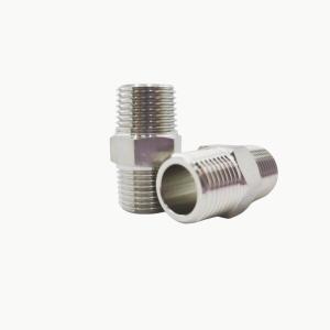 Quality Stainless Steel 1/4 Inch 1/2 Inch Thread Nipple for Plumbing Hardware Model NO. nipple wholesale