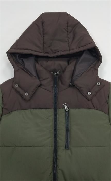 Long Sleeve Black Padded Faux Fur Hooded Coat Quilted Hooded Puffer Jacket