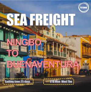 Quality Ningbo To Buenaventura Colombia Sea Freight Logistics Services 25 Days wholesale