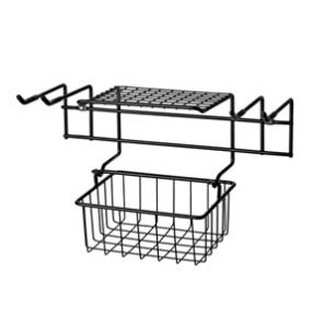 Quality red beverage and food metal display shelf wholesale