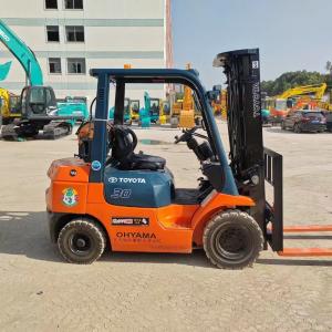 Quality TOYOTA 30 Forklift LPG Dual Use Of Oil And Gas Toyota Forklift Second Hand wholesale