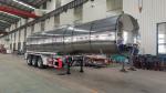 3-Axles Carbon Steel 40000-50000L Oil Tank/Fuel Transport Tanker Semi Truck