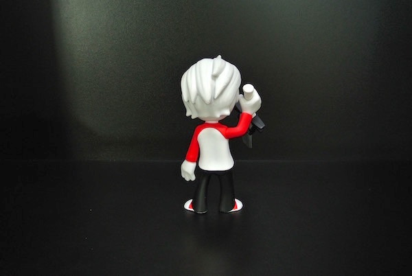 White Hair Dave Anime Action Figures , Plastic Action Figures Customized Color