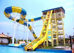 Quality Custom Boomerang Water Slides Commercial Water Park Equipment Installation For Adults wholesale