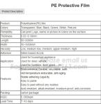 PE Surface Protective Film household appliance protection, surface protective