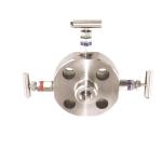 1/2'' BSP 100C 2 Valve Manifold 6000 Psi 2 Way Manifold Valve Stainless Steel