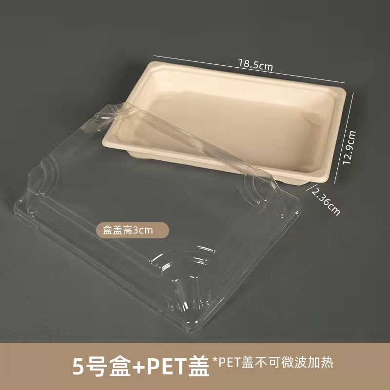 New 100% Biodegradable Sushi Lunch Box For European And Janpanese Maekrting With SGS Certification