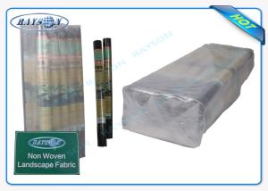 Quality 100% PP Raw Weed Barrier Non WovenLandscape Fabric Protect Plant / Garden / Fruit / Weed Control wholesale