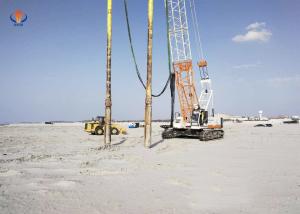 Quality 75 KW Vibroflot Equipment Vibro Stone Columns Ground Improvement Relative Density wholesale