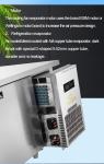 220V-240V 5℃ -0℃ Double Glass Door Industrial Refrigeration Equipment 150L
