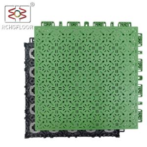 Quality 600g/pc Durable Lightweight Outdoor Sports Flooring Tiles Non Slip 1.8cm wholesale