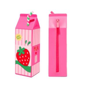 Quality School Office Supplies Silicone Pencil Box School Organize Bag Large Capacity Pencil Pouch For Kid wholesale