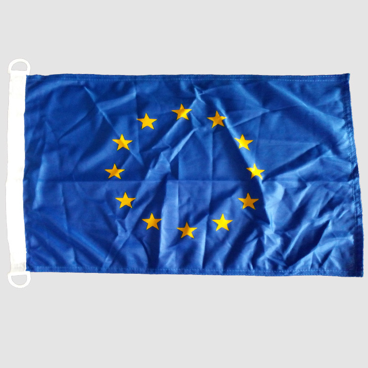 EU Flagolden national screen printed high quality
