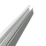 Anodized Silver Strip LED Aluminum Profile Contemporary Design