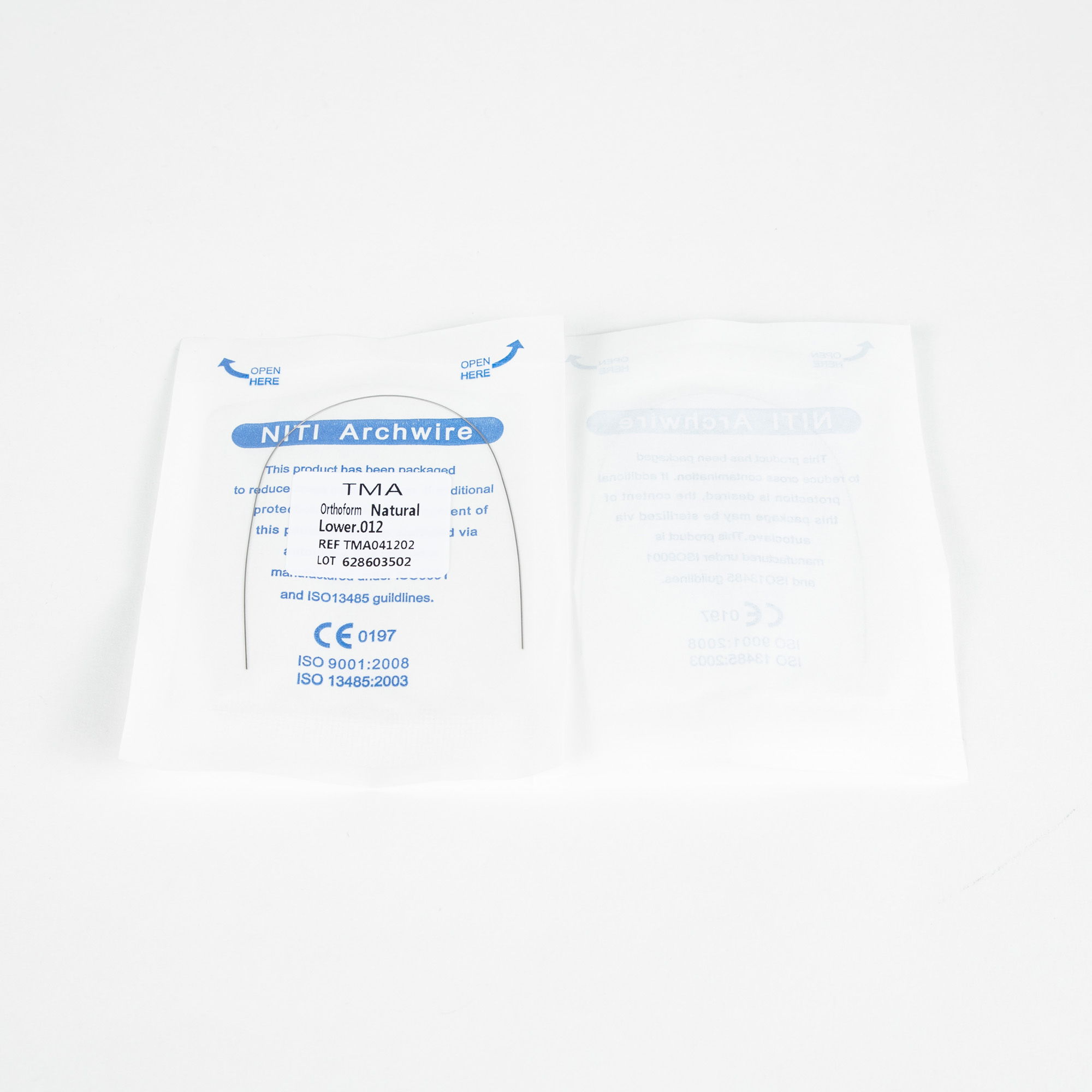 Niti Round Natural Form TMA Orthodontic Arch Wire Super Elastic