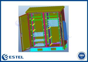 Quality Two Compartment 19inch IP55 Outdoor Server Cabinet wholesale