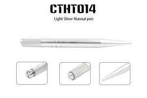 Quality Light Silver Permanent Eyebrow Manual Tattoo Pen For Lip Liner / Lip wholesale
