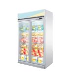 Commercial Upright Glass Door -22C Freezer For Meat Seafood