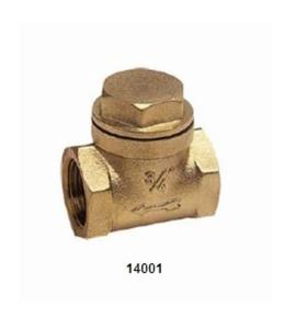 Quality Brass swing check valve 14001 and 14002 shotting Surface Finish wholesale