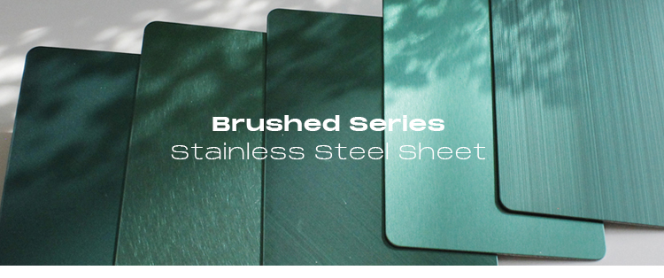 Custom Cut Stainless Steel Plate Brushed 4 Finish No.4 Stainless Steel Sheet Gold Plated
