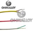 Yellow / Red 0.71mm K Type Thermocouple Cable With High Temp Insulation ANSI 96