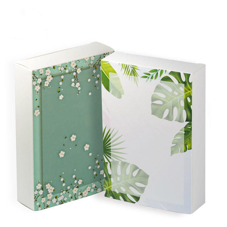 Custom logo Folding Recycled Paper Gift Boxes Printing pattern Cardboard box