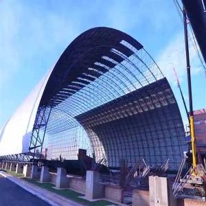 Quality Large Span Coal Shed Bolt Ball Design Steel Space Frame Building Construction wholesale