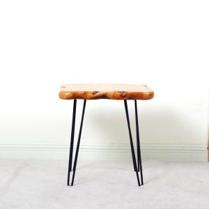 Quality Living Room Foldable Iron Feet Nordic Style 4CM Fir Coffee Table wholesale