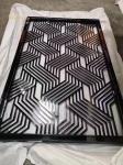 201 Stainless Steel Room Divider , Laser PVC Decorative Metal Wall Dividers
