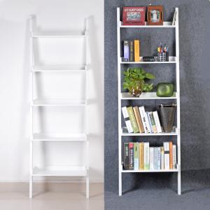 Quality 5 Layers 74.8'' Multifunctional Wooden Corner Bookshelf wholesale
