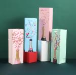 Luxury 210gsm White Cardboard Paper Gift Bag Wine Packing Hot - Stamping