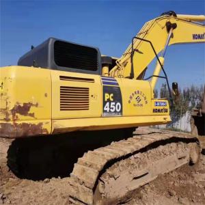 Quality 45 ton almost new Japan imported crawler excavator machine used refurbish Komatsu pc 450-7 wholesale
