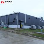 Wide Span Prefab Steel Frame Buildings , Metal Warehouse Construction Weatherpro