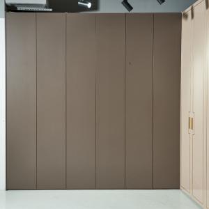 Quality E1 PVC Wardrobes Design Walk In Wardrobe Closet With Rotating Wooden Modern wholesale