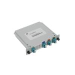 6 Channel Simplex CWDM MUX DEMUX LGX Plastic Housing Bidirectional Fiber For 5G