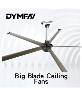Quality 7.1m 1.5kw High Efficiency Big Blade Ceiling Fans Warehouse HVLS Fan 60 RPM wholesale