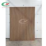 Flavorless Hotel Wood Slat Acoustic Panels Soundproof Durable