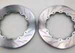 Car Front Cast Iron Brake Disc Grooved 285*24mm Salix Leaf