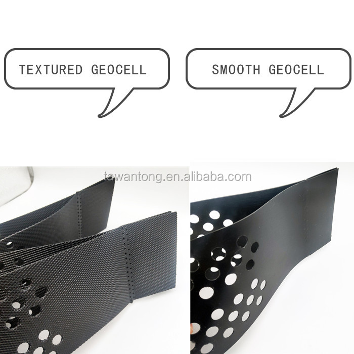 330mm-1000mm Welding Distance Geocell for Retaining Wall High Strength and Smoothness