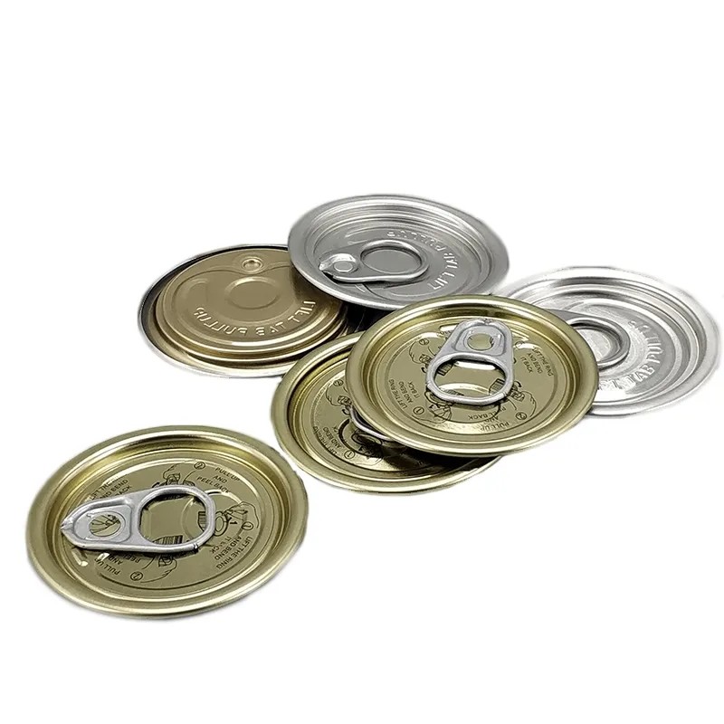 OEM 307 Tinplate EOE Can Lid TFS Canned Easy Open Ends
