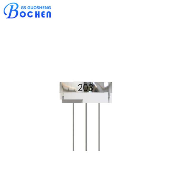 Cheap 3329H 0.5w 10k Ohm Trimmer Resistor 1/4" Round Single Turn Cermet Trimmer Potentiometer for sale