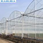 Clear Plastic Grow Tunnel / Agriculture Farm Plastic Tunnel Greenhouse