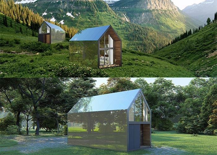 Modern Luxury 1 Bedroom Prefab House With Patented Aviation Aluminum Frame