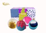 Promotion Gift Girls Bath Bomb Set , Pretty Bath Bombs For Body Relaxing