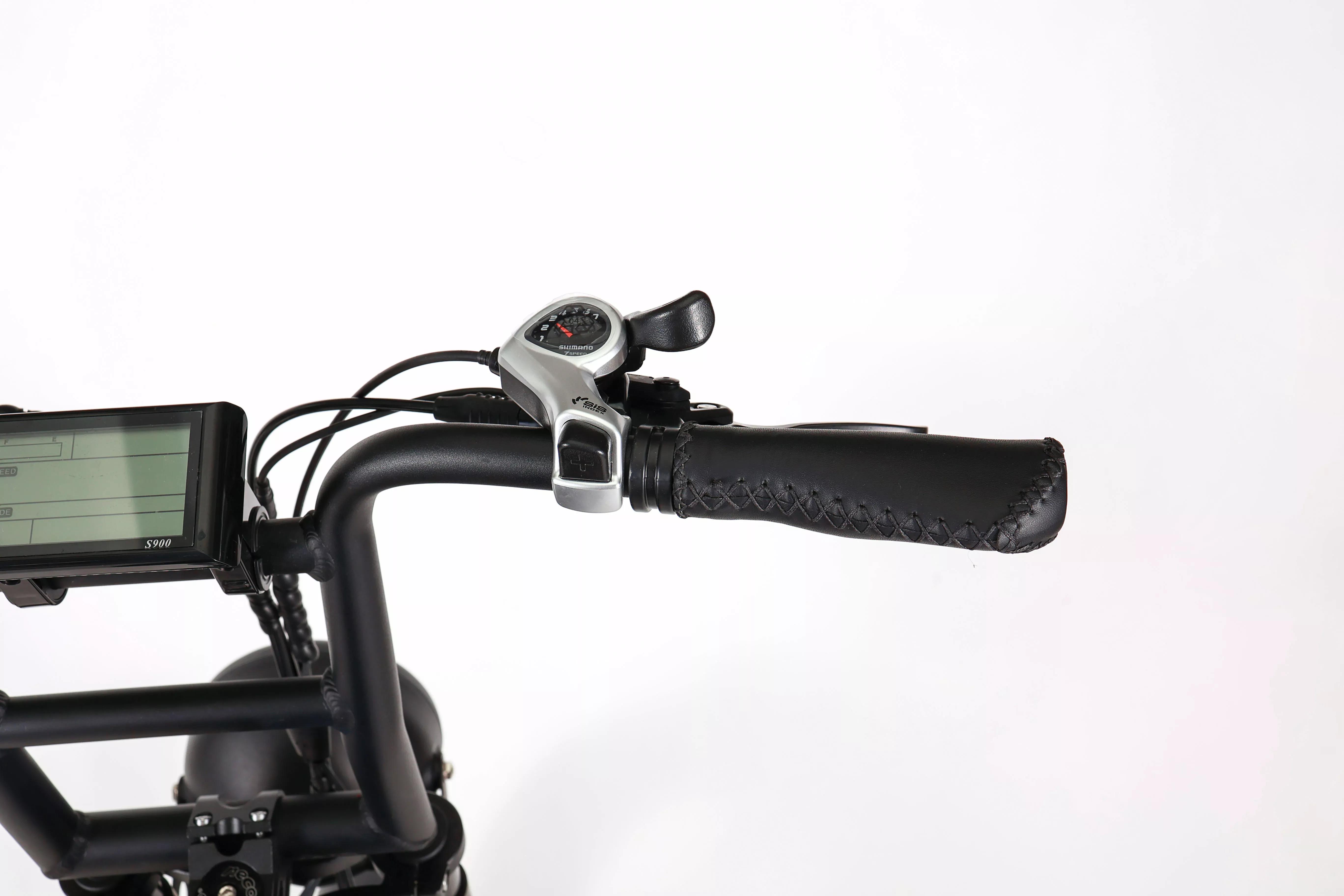 48V1000W Motor Full Suspension Shock Electric Retro Bike with Customised Beach Bikes Cruisers