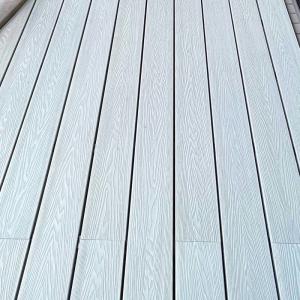 Quality 3D Composite Plastic Wood Deck Boards Leak Proof Composite Decking wholesale