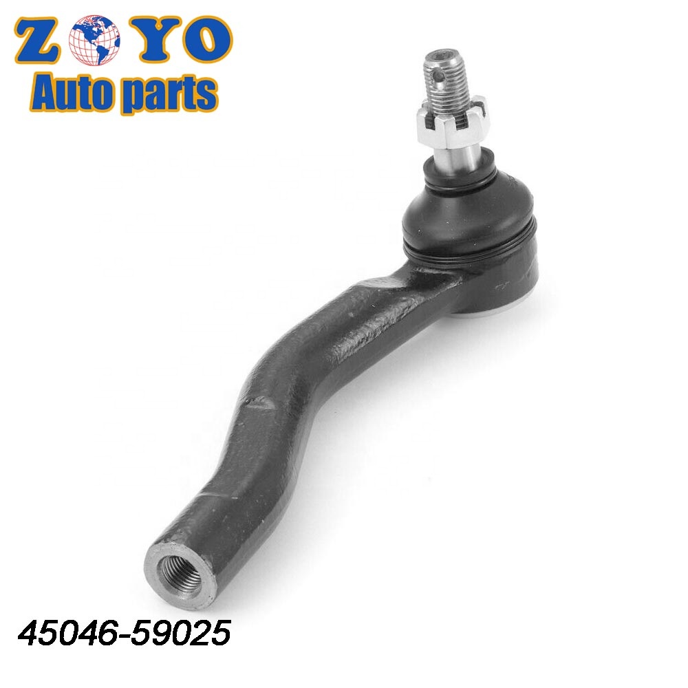 Front Axle Right Outer Tie Rod End for TOYOTA ECHO 2000-2005 Black Steel Standard T/T