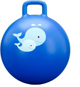 Quality Portable PVC Childrens Bouncy Hoppers , Non Toxic Hopping Ball With Handle wholesale